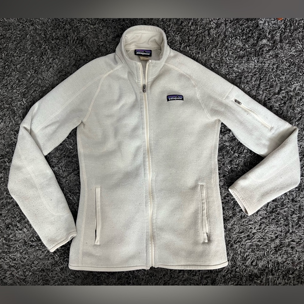 Patagonia Women's White Fleece Jacket